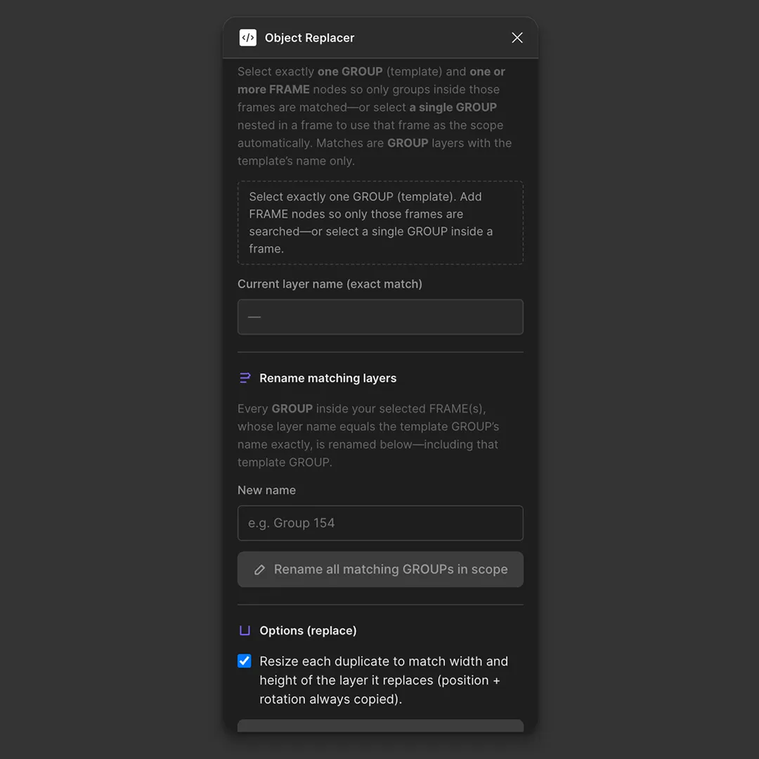 Progress media for Object Replacer