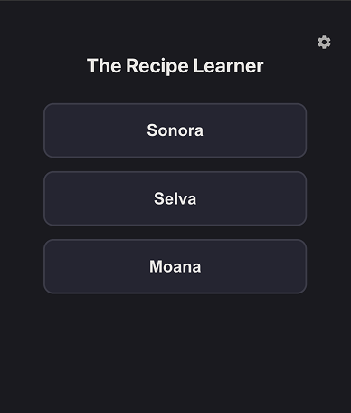 The Recipe Learner